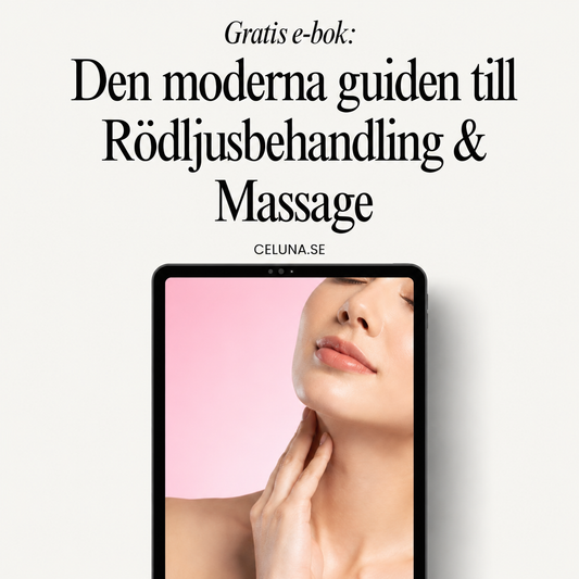 Celuna Paketet E-Bok -  Fördelarna Med Rödljusterapi & Massage